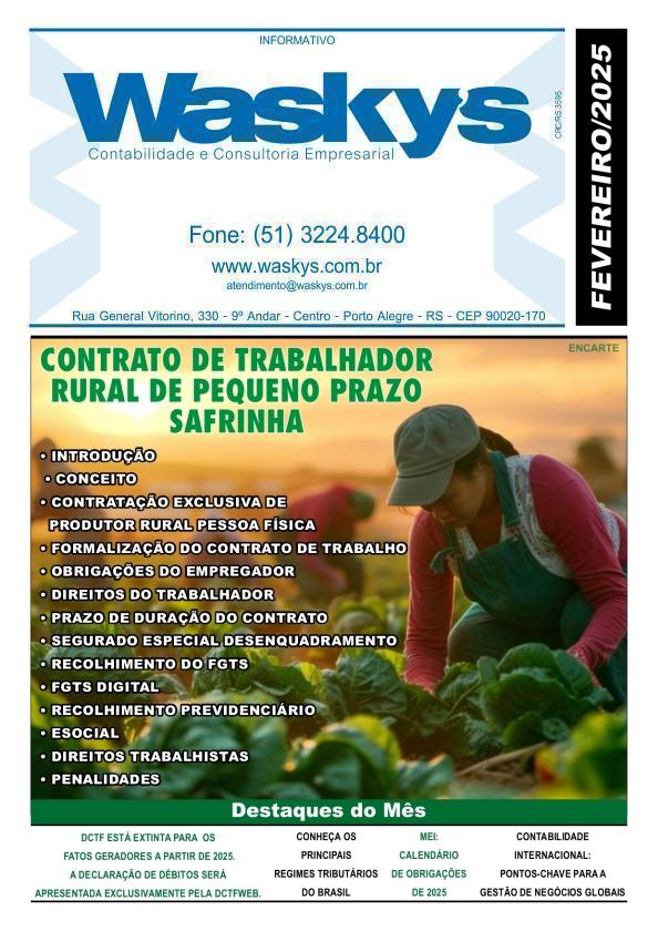 Boletim Informativo Fevereiro/2025