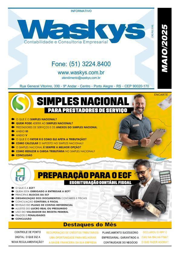 Boletim Informativo Maio/2025